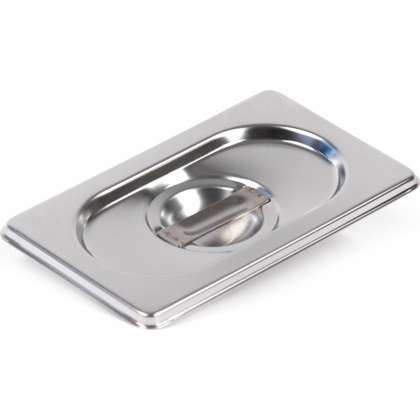 Крышка для гастроемкости, нерж. сталь, 1/12, 132x109 мм 