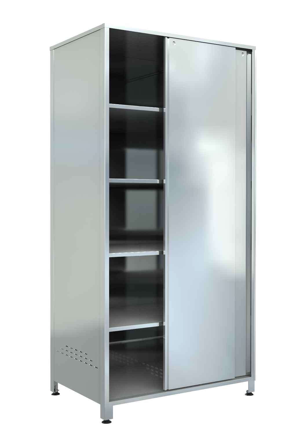 Шкаф кухонный ШДК-П-1200/600/1800 нерж. ЗПМ 