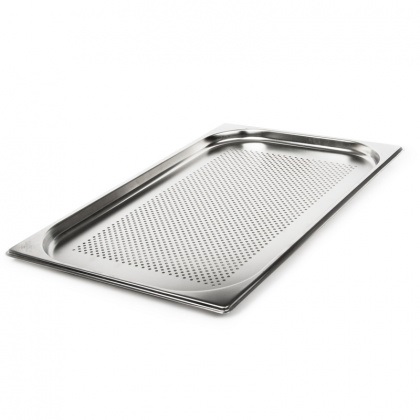 Гастроемкость перф. 3мм , нерж. сталь, 1/1, 530x325x25 мм 