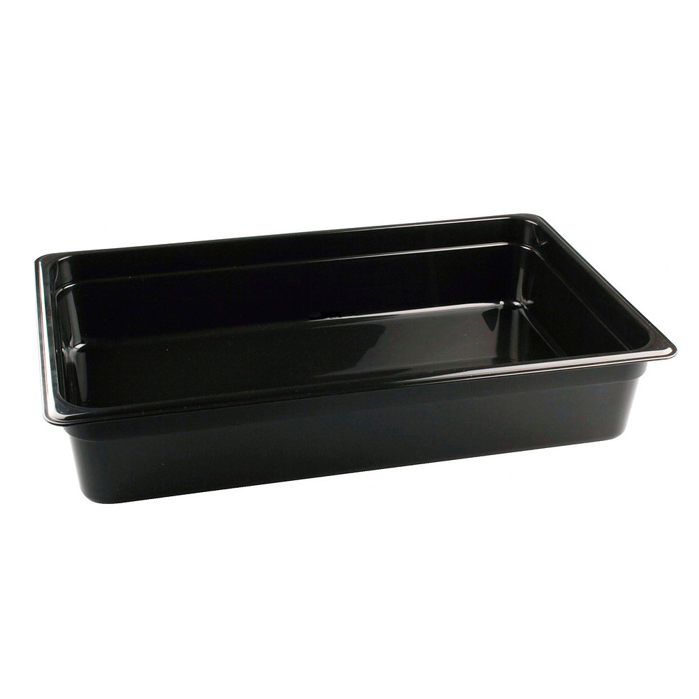 Гастроемкость 1/1*100 мм, черный полипропилен (арт. 422100113) 