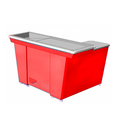 Кассовый бокс КБ-1,5-1Н эконом-класс, цвет красный МХМ 