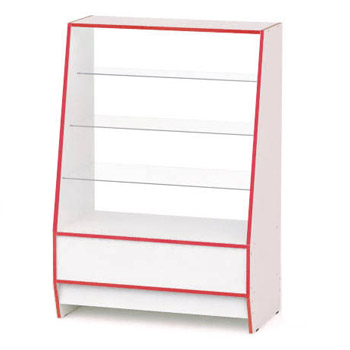 Прилавок  Гамма 122.01.006 красный ФабрикАрт 