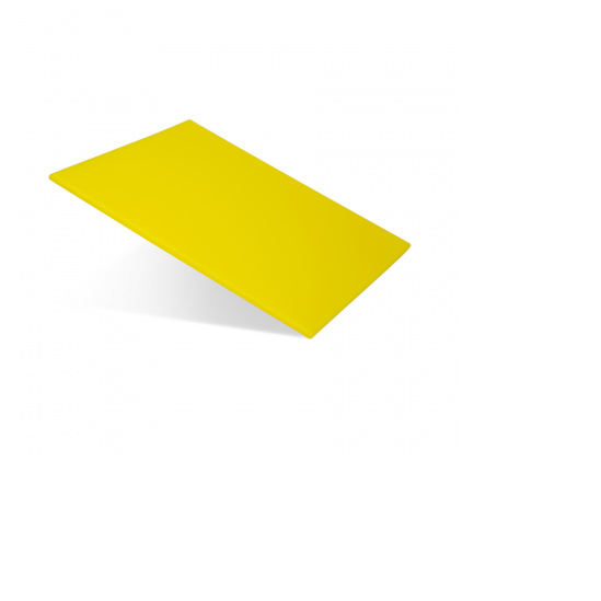 Доска разделочная 350x260x8 мм полипропилен, желтый 