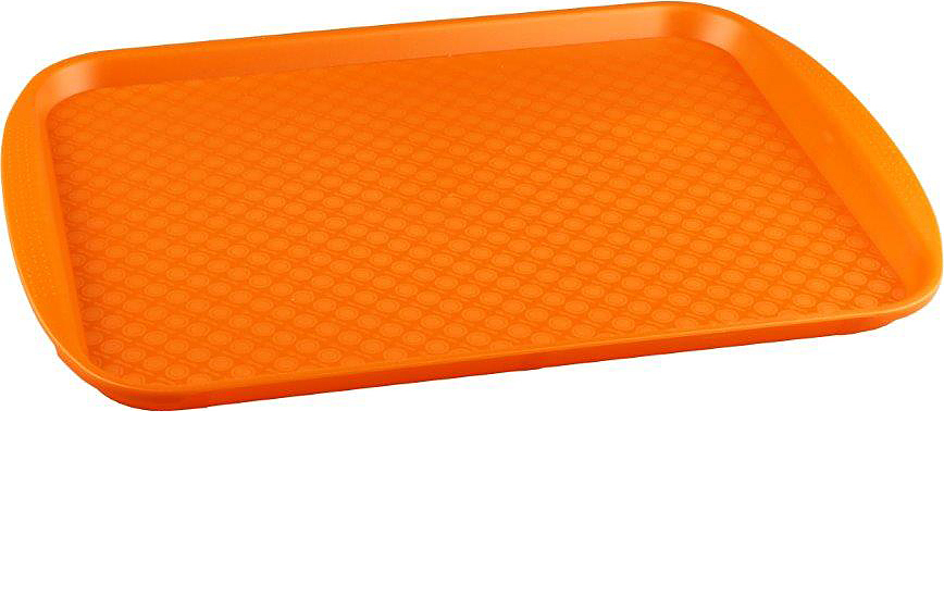 Поднос 450x350 мм, полипропилен, оранжевый 