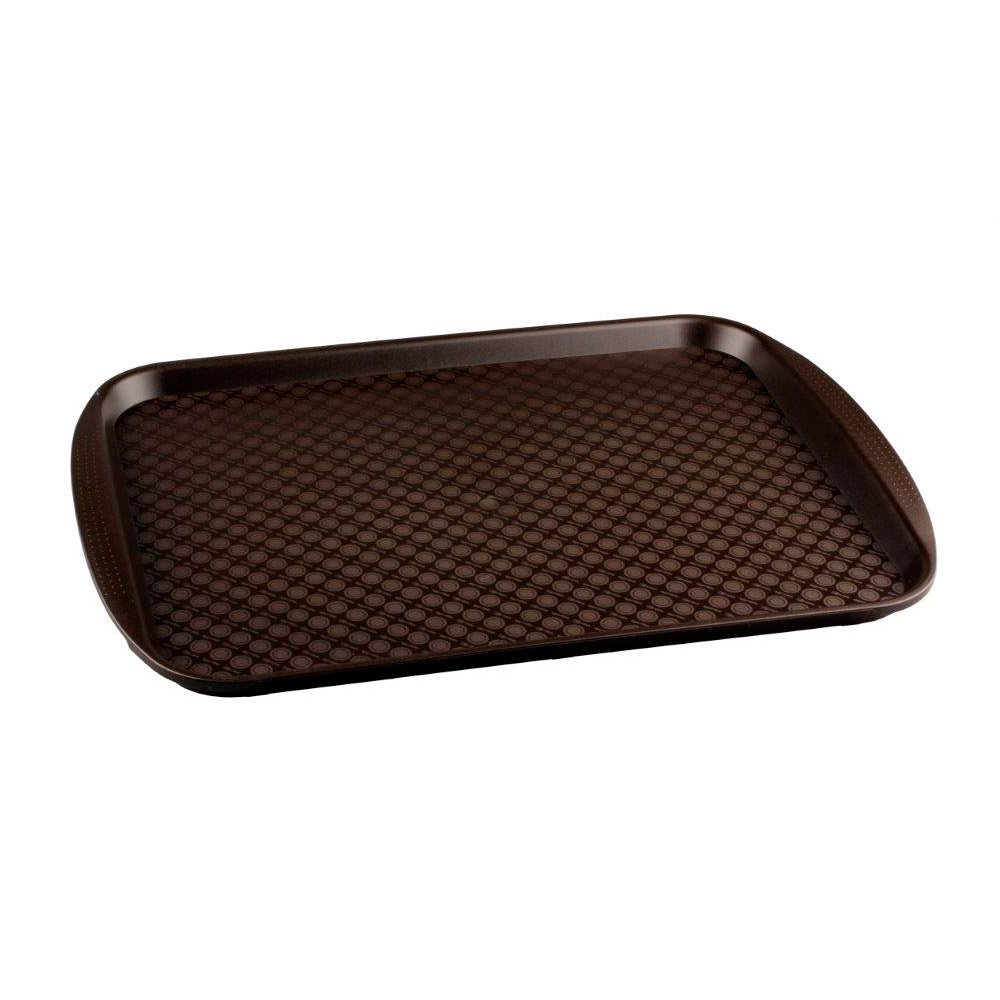 Поднос 330x260 мм, полипропилен, коричневый 