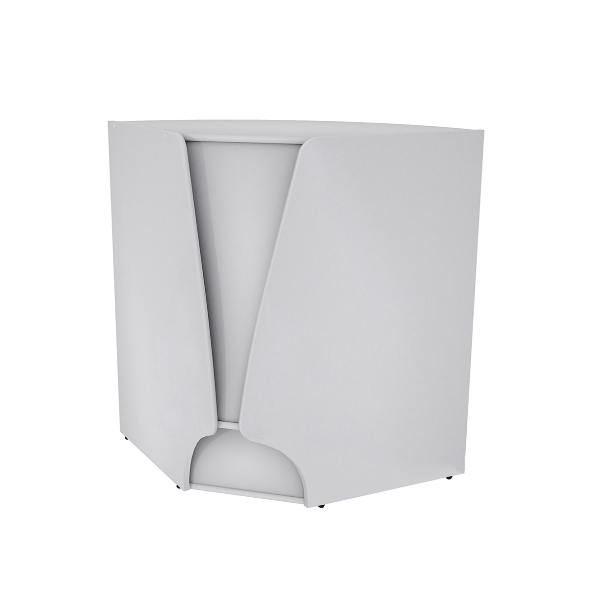 ФУВ Прилавок угловой внутренний светло-серый 