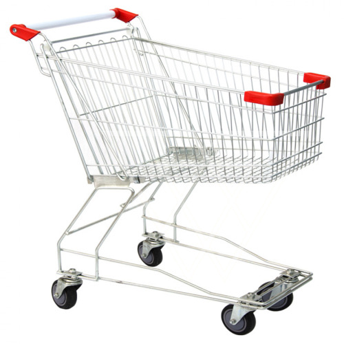 Тележка покупательская, 75 л, цвет красный Shols 