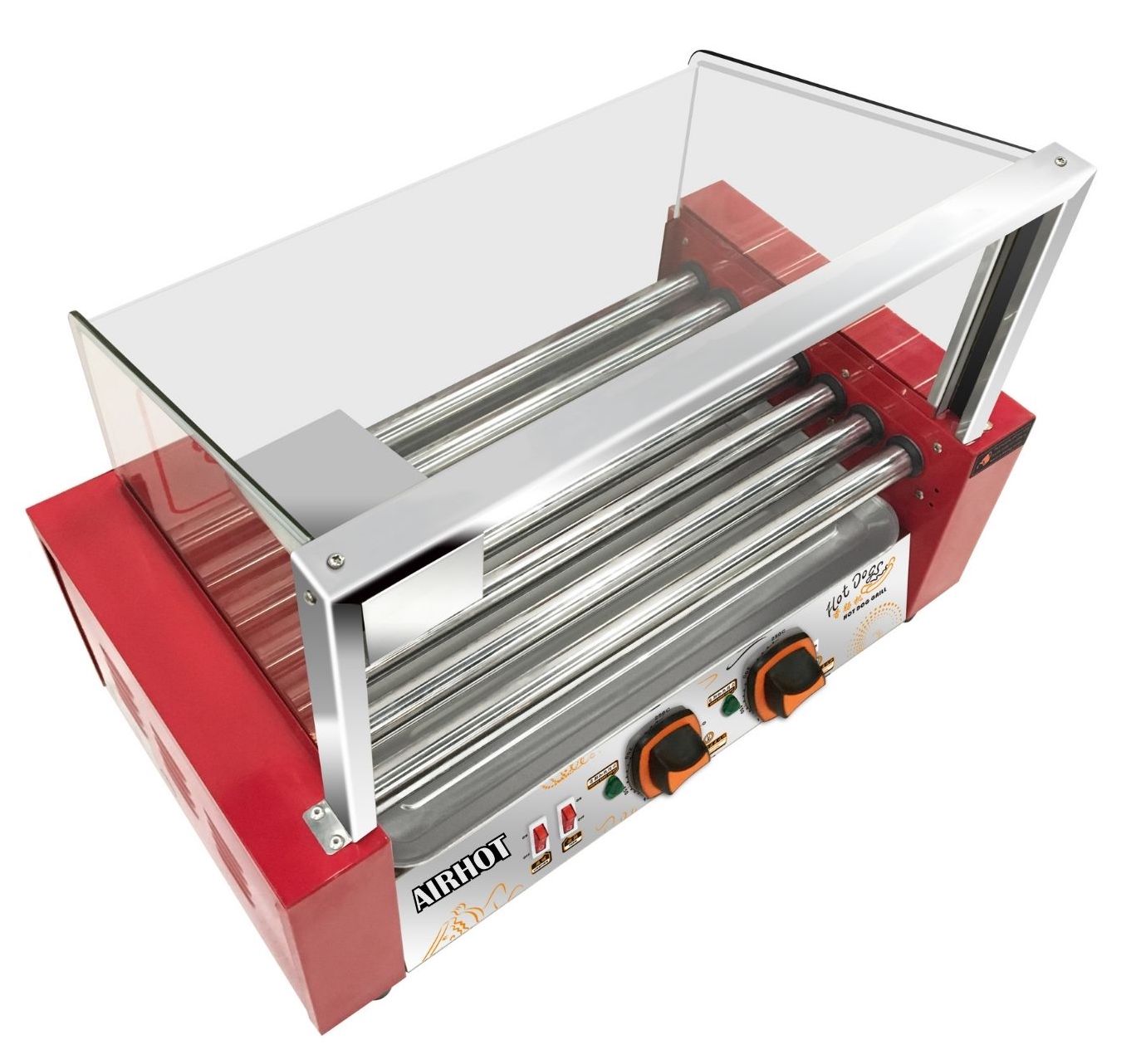 Гриль роликовый RG-7S с защитн. экраном AIRHOT 