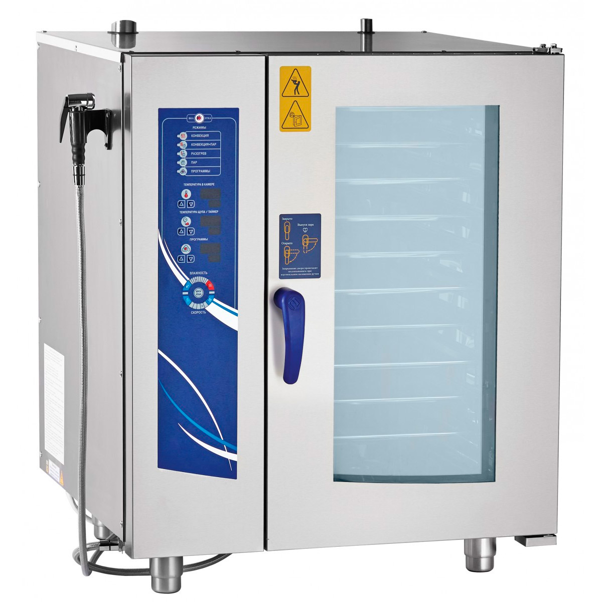 Пароконвектомат бойлерный Abat ПКА 10-1/1ПМ2 