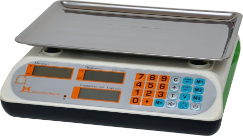 Весы торговые ВР4900-15-2Д-ДБ 12 (счетный режим) 