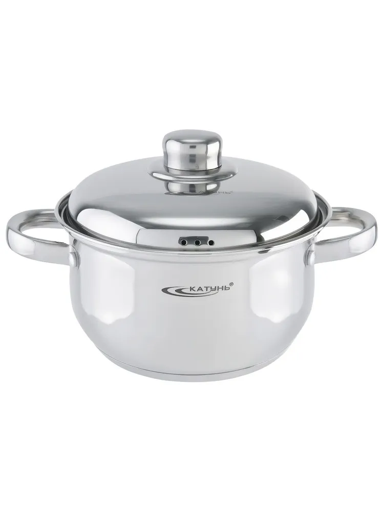 Кастрюля, 3,4 л, нерж. сталь 