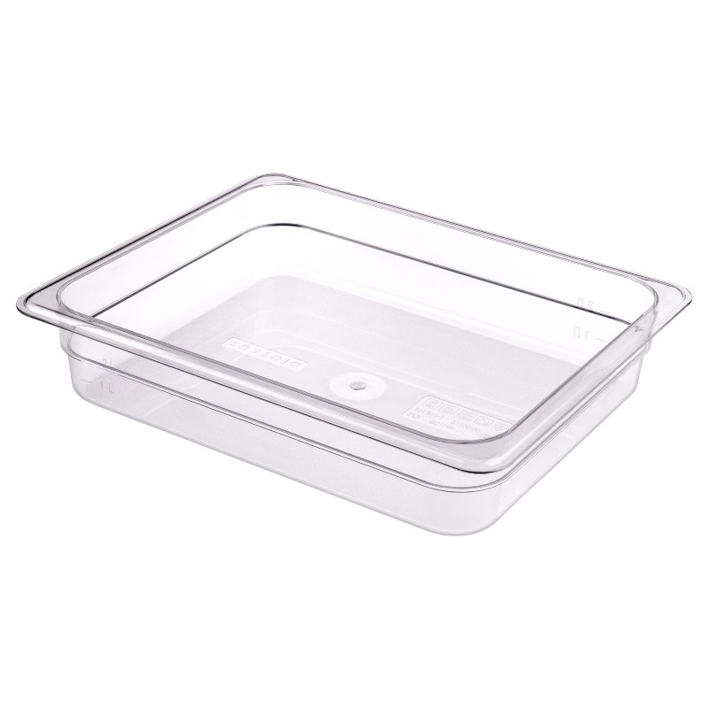 Гастроемкость, поликарбонат, 1/2, 327x265x65 мм, 3,8 л Restola 