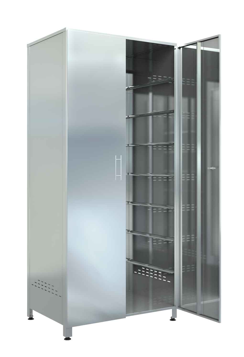 Шкаф хлебный ШХ-810/480/1800 нерж. ЗПМ 