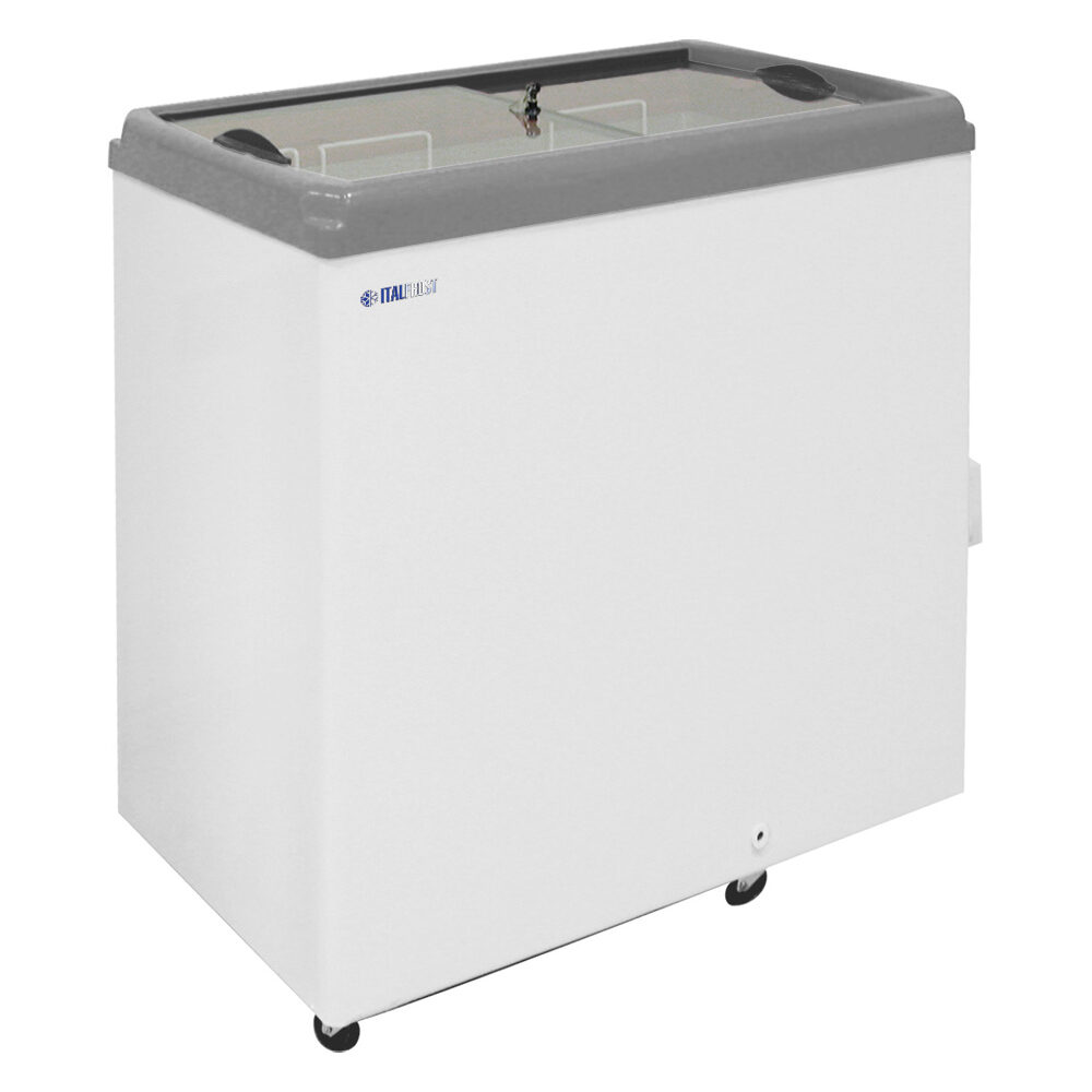 Ларь морозильный (прямое стекло) CF400F серый Italfrost 