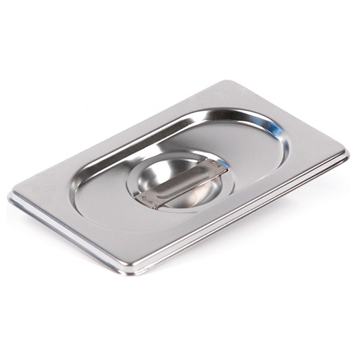Крышка для гастроемкости 1/9, нерж. сталь (арт. га40) 
