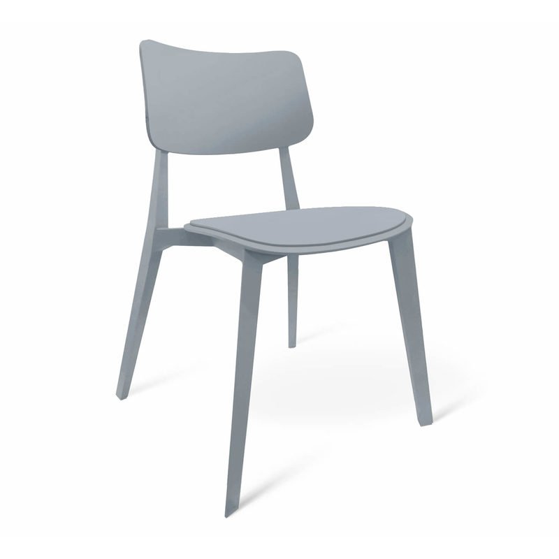 Стул SHT-S110 пластик, Sheffilton серый 