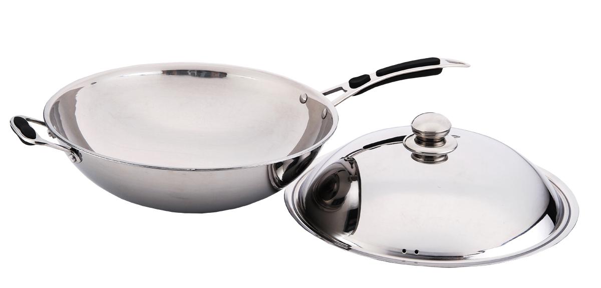 Сковорода WOK WIND 36 AL INDOKOR 