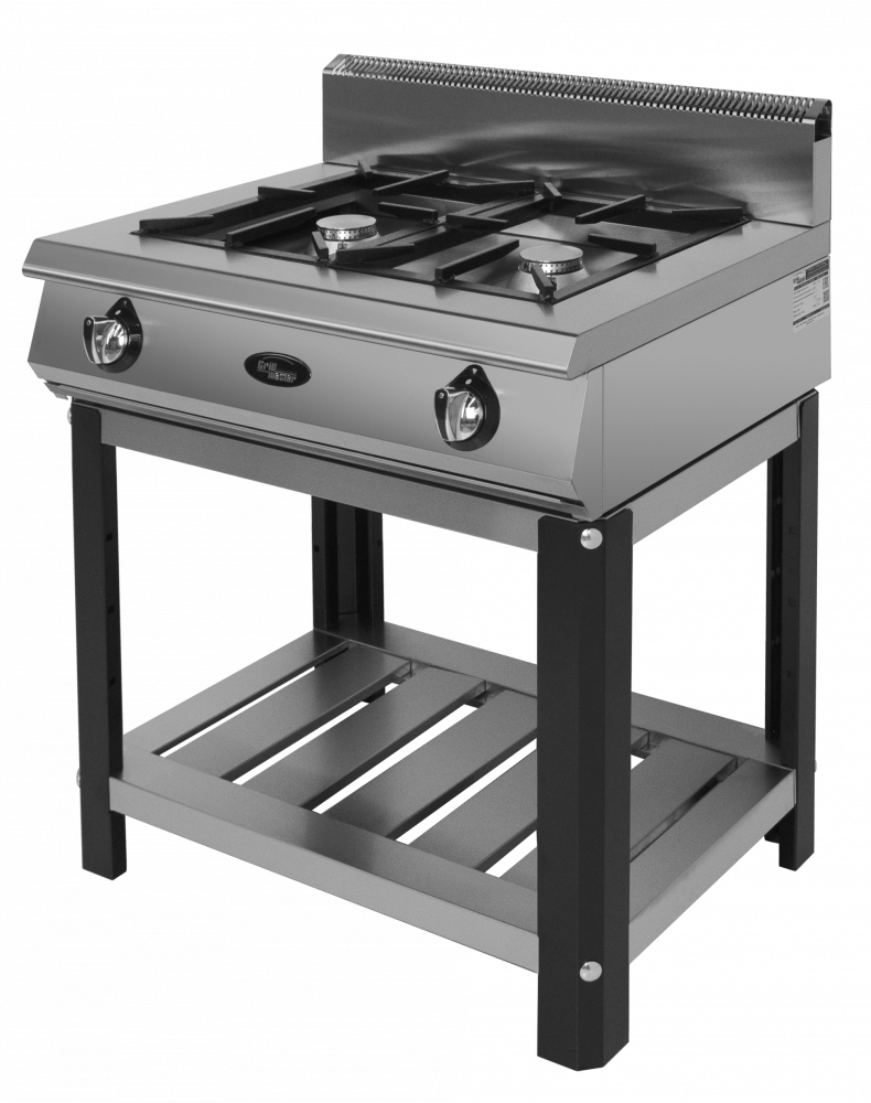 Плита газовая Ф2ПГ/600 на открытой подставкеGrill Master 