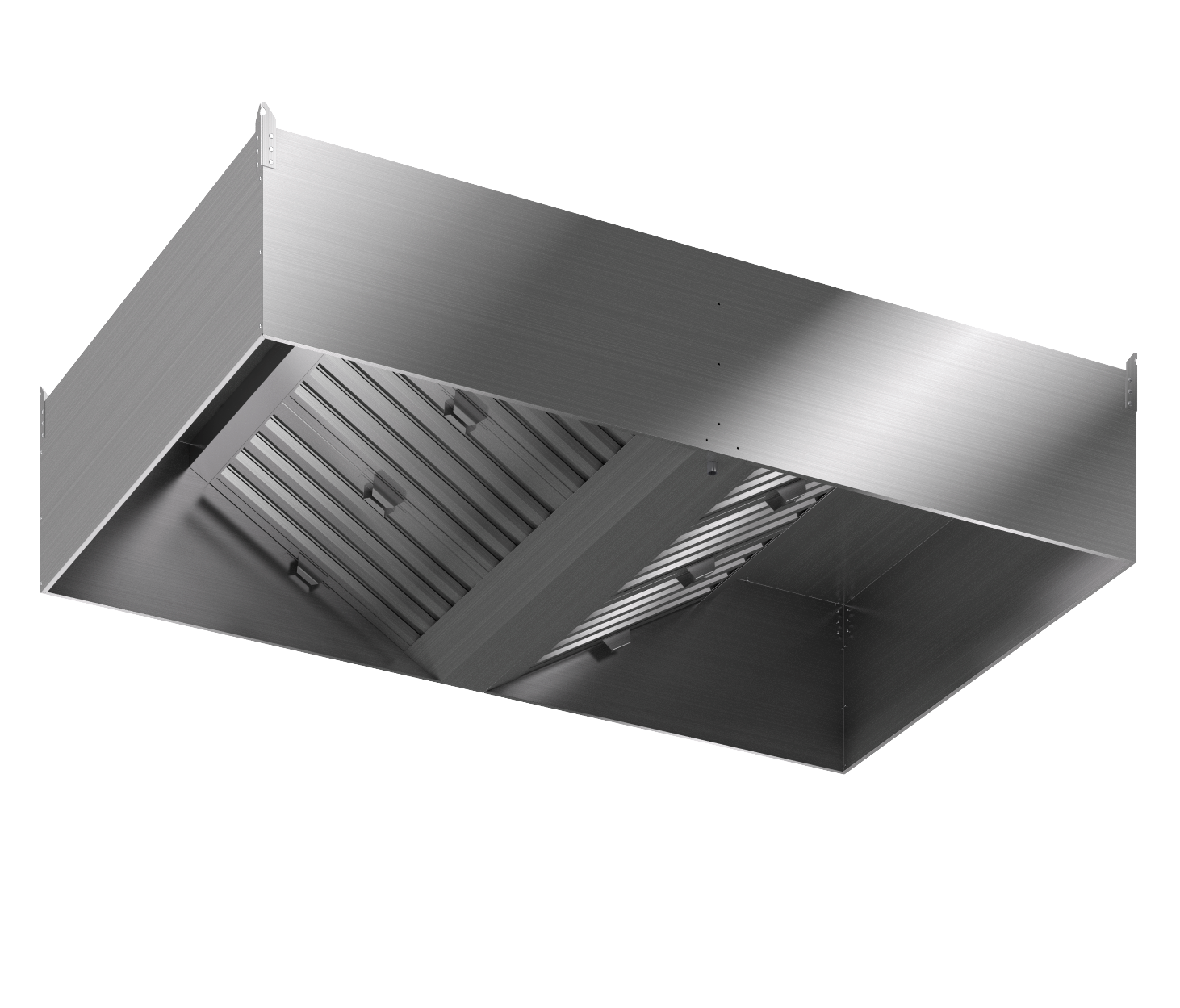 Зонт вытяжной ЗВ-3-1200/1600 островной 