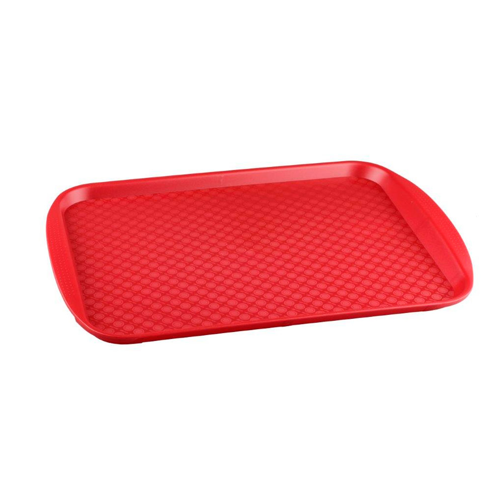 Поднос 330x260 мм, полипропилен, цвет красный 