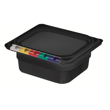 Гастроемкость 1/6*65 мм, черный полипропилен (арт. 422101913) 