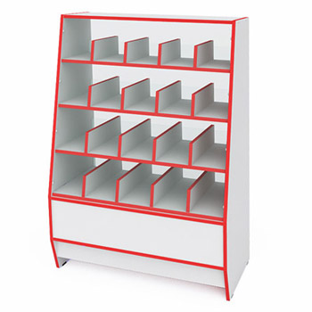 Прилавок кондитерский  Гамма 122.01.026 красный ФабрикАрт 