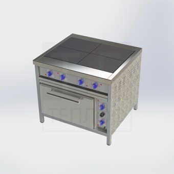 Плита электрическа с духовым шкафом ПЭ-0,48ЖШ 