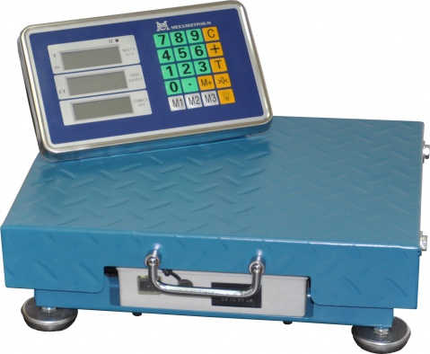 Весы напольные ВЭТ-60-20-1С-РАБ беспроводные Мехэл 