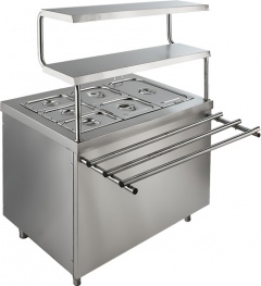 Прилавок-мармит вторых блюд Школьник МЭВ-11/7 