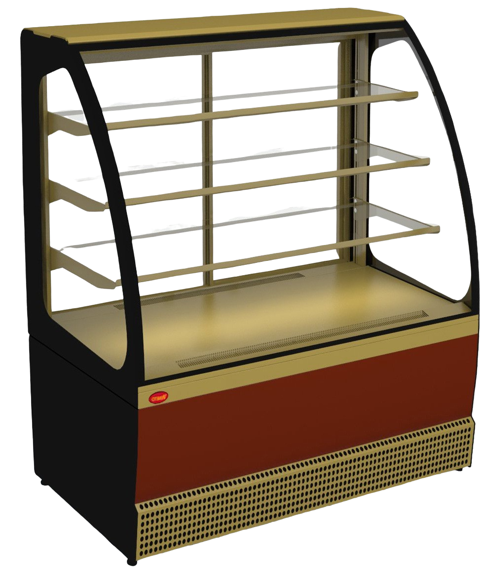 Витрина кондитерская Veneto VS-1,3 (new) крашен.МХМ 