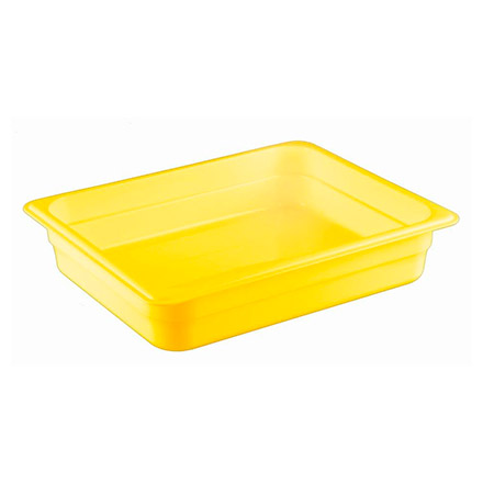 Гастроемкость 1/2*65 мм, желтый полипропилен (арт. restola422107406) 