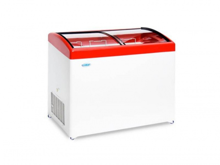 Ларь морозильный Снеж МЛГ-350 красный 