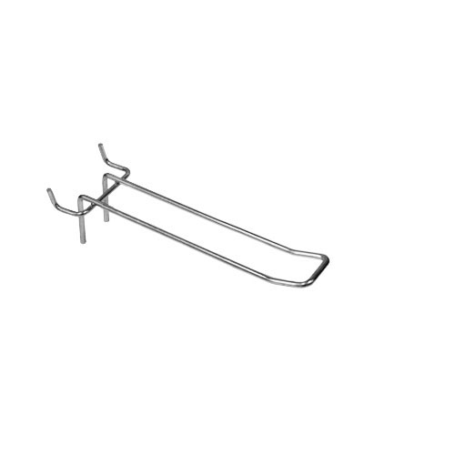 Крючок двойной 300мм 4мм шаг 50мм хром 