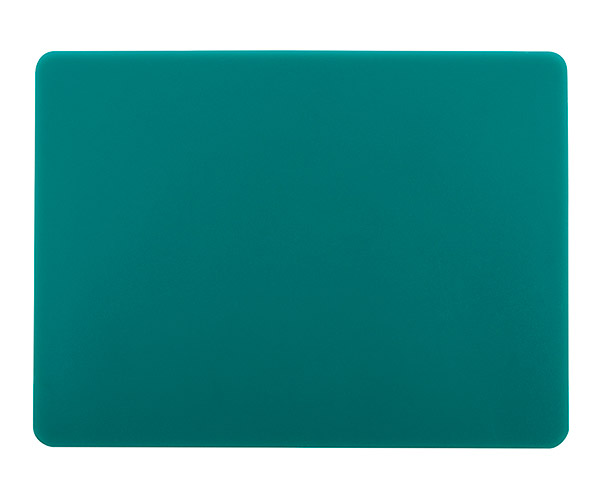 Доска разделочная 400x300x12 мм полипропилен, зеленый 