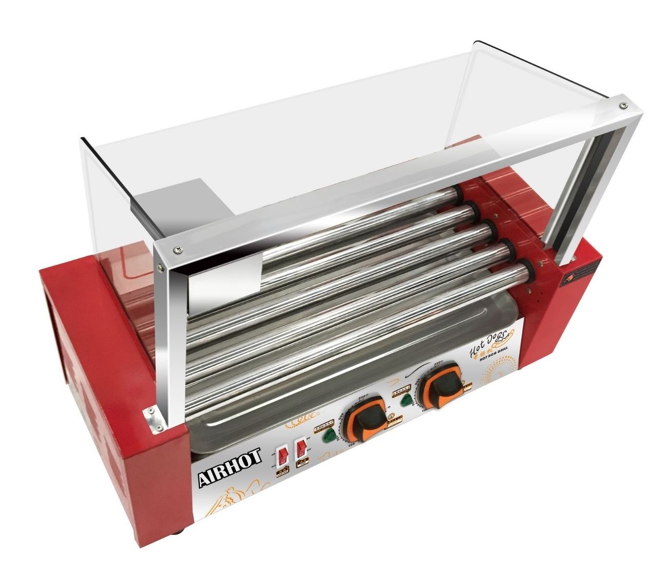 Гриль роликовый RG-5S с защитн. экраном AIRHOT 