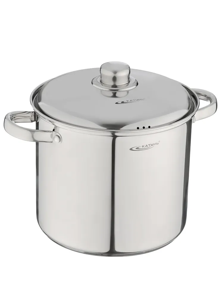 Кастрюля, 9 л, нерж. сталь 