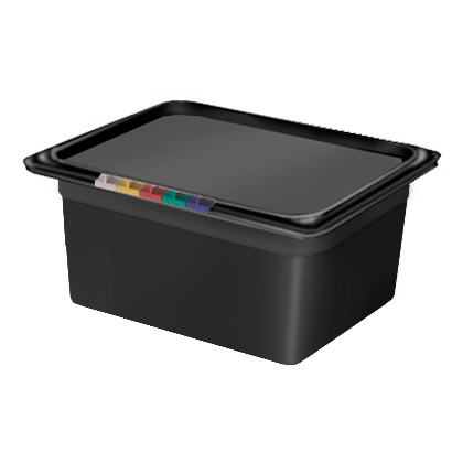 Гастроемкость 1/3*150 мм, черный полипропилен (арт. restola422100713) 