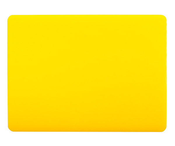 Доска разделочная 400x300x12 мм полипропилен, желтый 