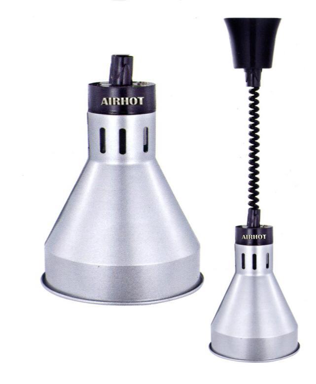 Лампа инфракрасная IR-S-825 серебро регул.по высоте (600-1500) 175*175*600мм 220В 0,25 кВт Airhot 