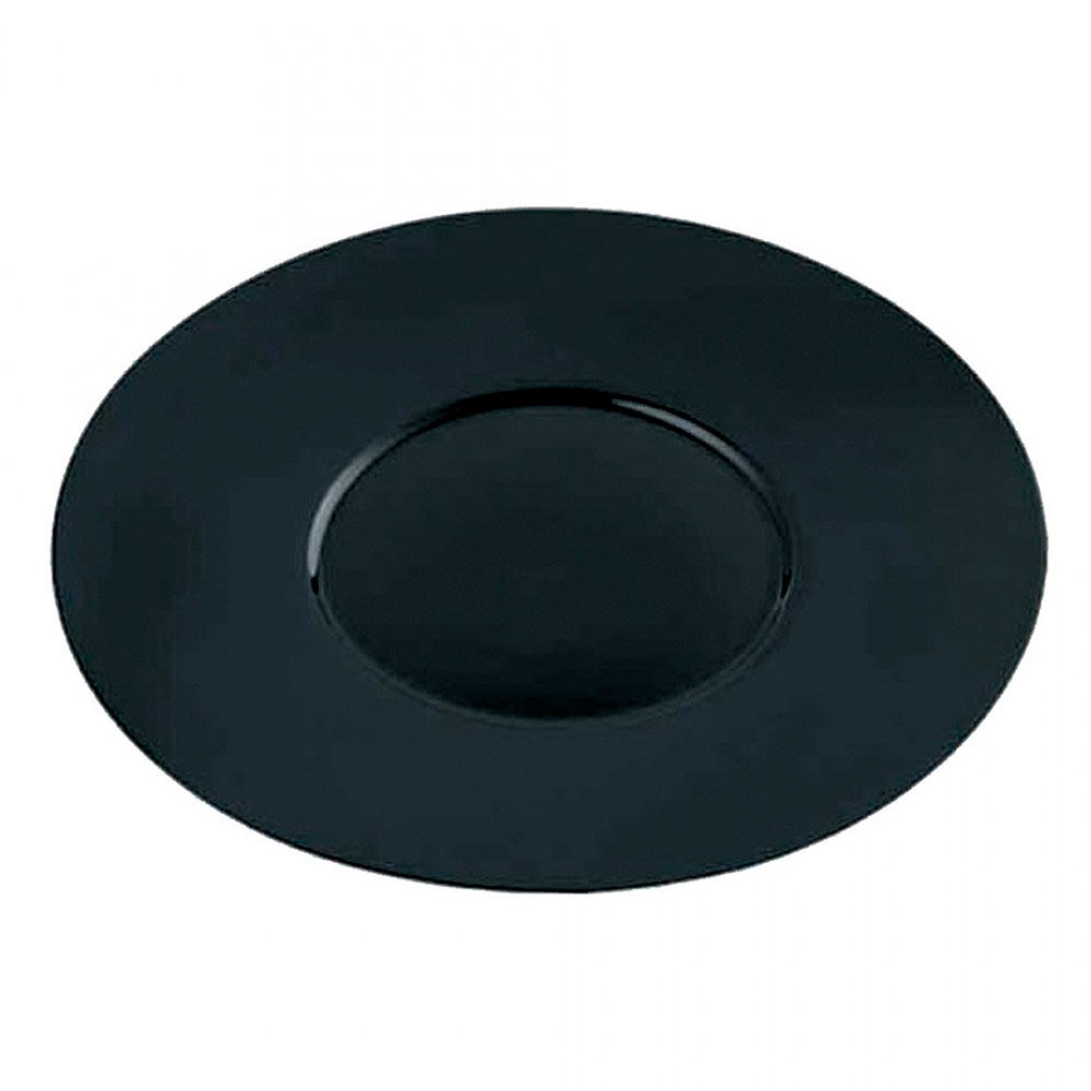 Тарелка мелкая круглая Glossy-Black 81200049 