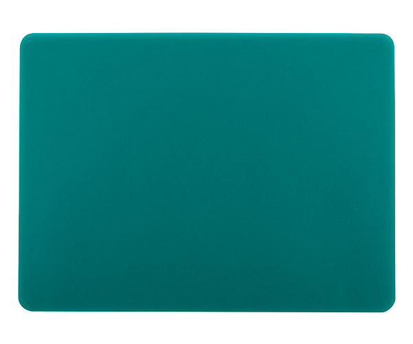 Доска разделочная 600x400x18 мм полипропилен, цвет зеленый 