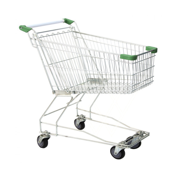Тележка покупательская, 75 л, цвет зеленый Shols 