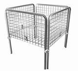 Стойка для распродаж 0401-75-75 хром переставная полка Shols 