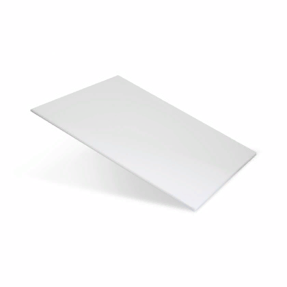 Доска разделочная 350x260x8 мм полипропилен,белый 