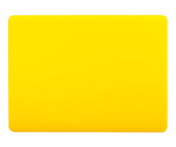 Доска разделочная 600x400x18 мм полипропилен, цвет желтый 