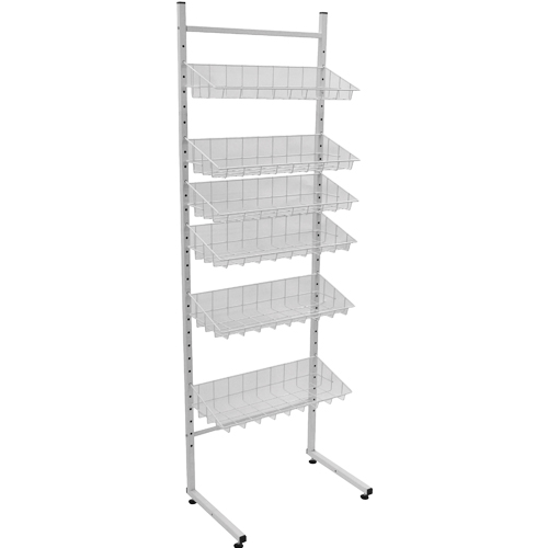 Стеллаж-стойка усиленная ТС-357 белый МДМ 