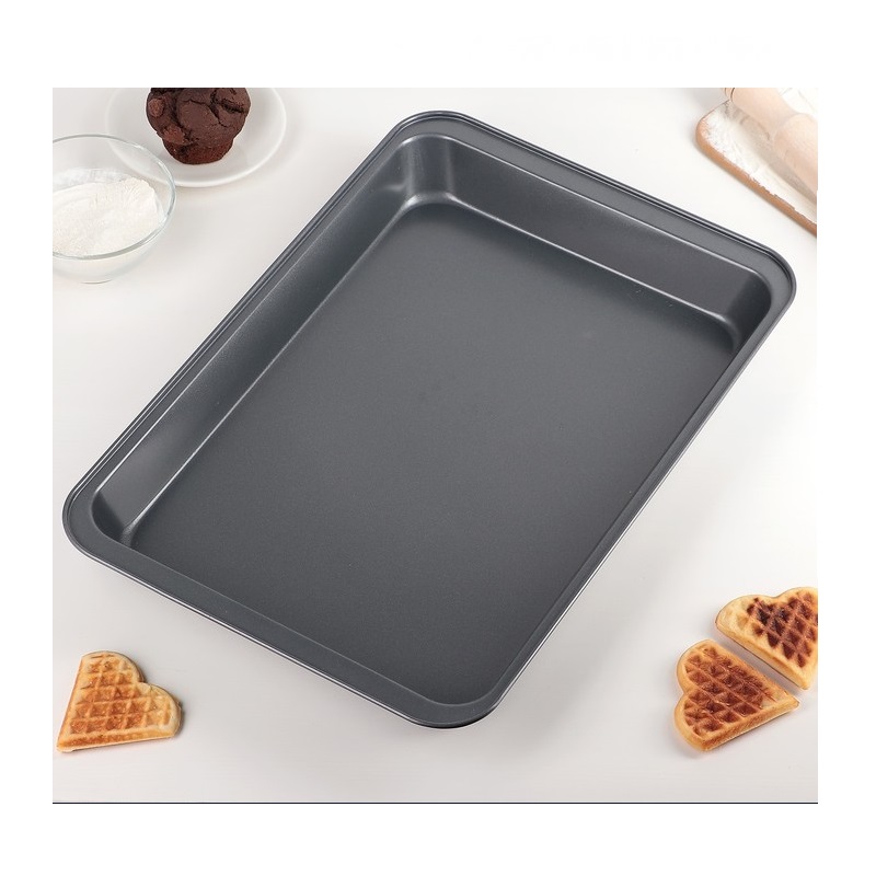 Противень сталь, антипригар. покрытие, 475x315x55 мм 