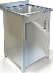 Ванна моечная ВМЦ-241/66 с тумбой KAYMAN 