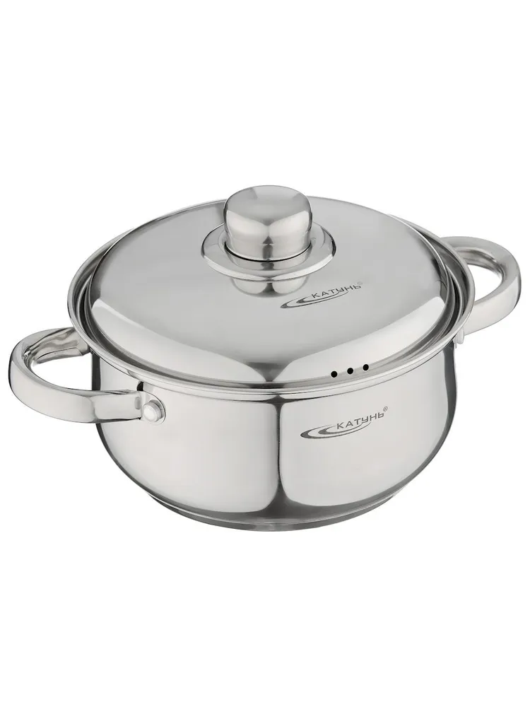 Кастрюля, 1,8 л, нерж. сталь 