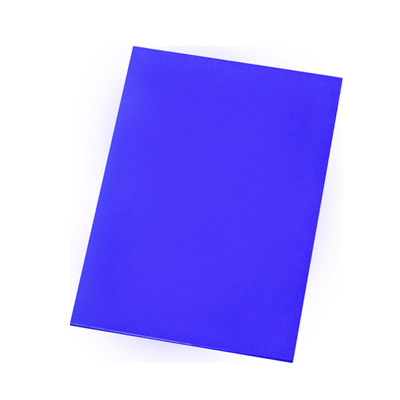 Доска разделочная 500x350x18 мм полипропилен, цвет синий 